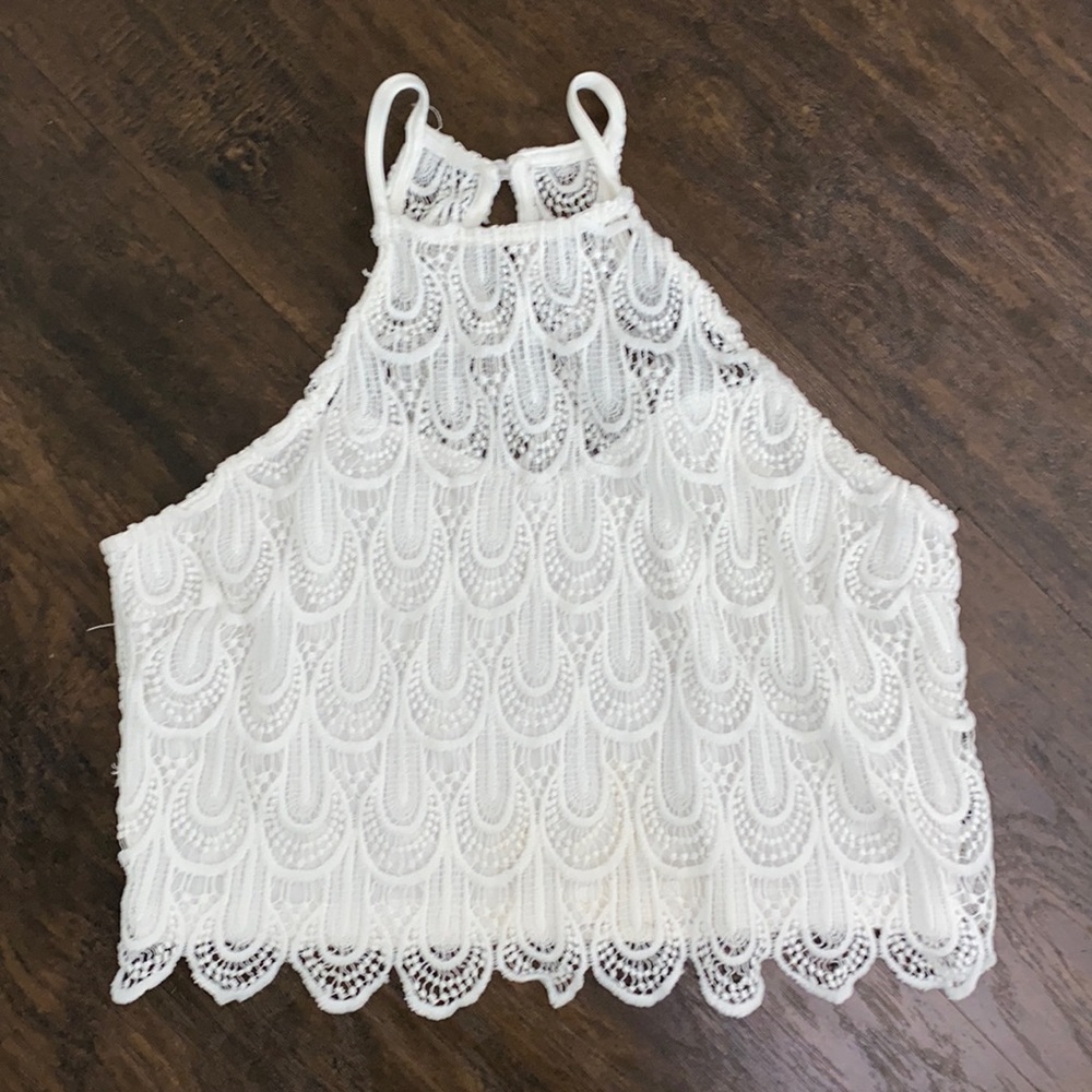 Charlotte Russe Halter top in size Large